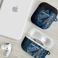 Aotearoa Iwi Ngati Porou AirPods Case NZ Maori Humpback Whale Taniko Motifs LT14 - Polynesian Pride