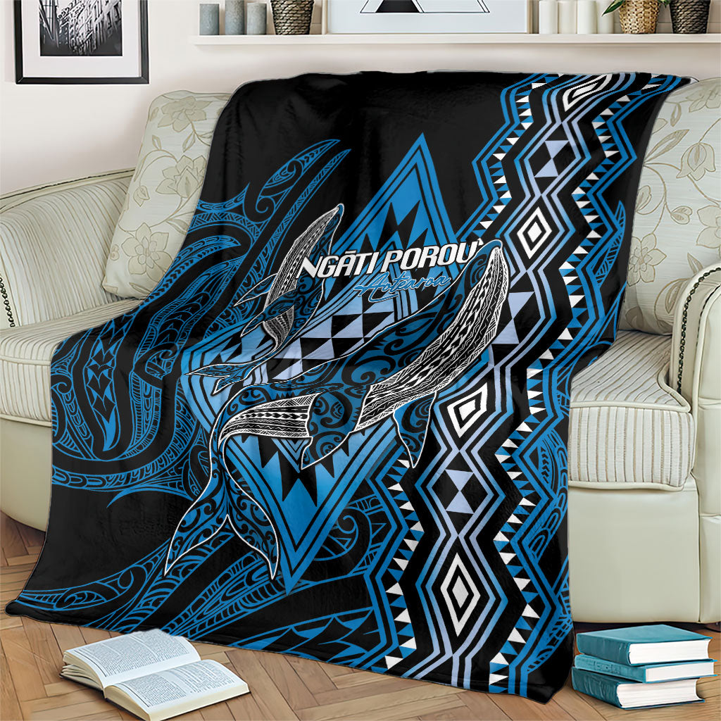 Aotearoa Iwi Ngati Porou Blanket NZ Maori Humpback Whale Taniko Motifs LT14 - Polynesian Pride