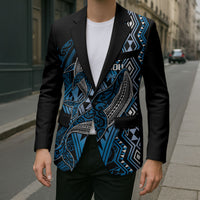 Aotearoa Iwi Ngati Porou Personalised Blazer NZ Maori Humpback Whale Taniko Motifs LT14 - Polynesian Pride