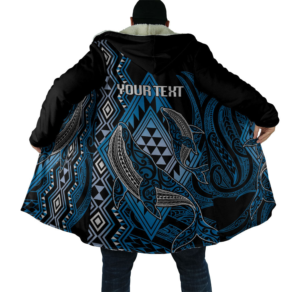 Aotearoa Iwi Ngati Porou Personalised Cloak NZ Maori Humpback Whale Taniko Motifs LT14 - Polynesian Pride