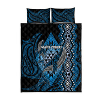 Aotearoa Iwi Ngati Porou Quilt Bed Set NZ Maori Humpback Whale Taniko Motifs LT14 - Polynesian Pride