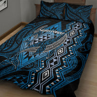 Aotearoa Iwi Ngati Porou Quilt Bed Set NZ Maori Humpback Whale Taniko Motifs LT14 - Polynesian Pride