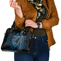 Aotearoa Iwi Ngati Porou Shoulder Handbag NZ Maori Humpback Whale Taniko Motifs LT14 - Polynesian Pride