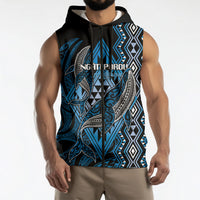 Aotearoa Iwi Ngati Porou Personalised Sleeveless Zip Hoodie NZ Maori Humpback Whale Taniko Motifs LT14 - Polynesian Pride