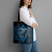 Aotearoa Iwi Ngati Porou Tote Bag NZ Maori Humpback Whale Taniko Motifs LT14 - Polynesian Pride