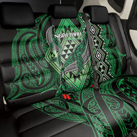 Aotearoa Iwi Ngai Tahu Back Car Seat Cover NZ Maori Humpback Whale Taniko Motifs LT14 - Polynesian Pride