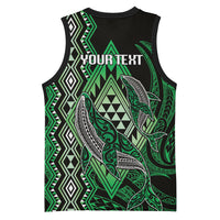 Aotearoa Iwi Ngai Tahu Personalised Basketball Jersey NZ Maori Humpback Whale Taniko Motifs LT14 - Polynesian Pride