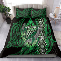Aotearoa Iwi Ngai Tahu Bedding Set NZ Maori Humpback Whale Taniko Motifs LT14 - Polynesian Pride