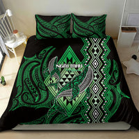 Aotearoa Iwi Ngai Tahu Bedding Set NZ Maori Humpback Whale Taniko Motifs LT14 - Polynesian Pride