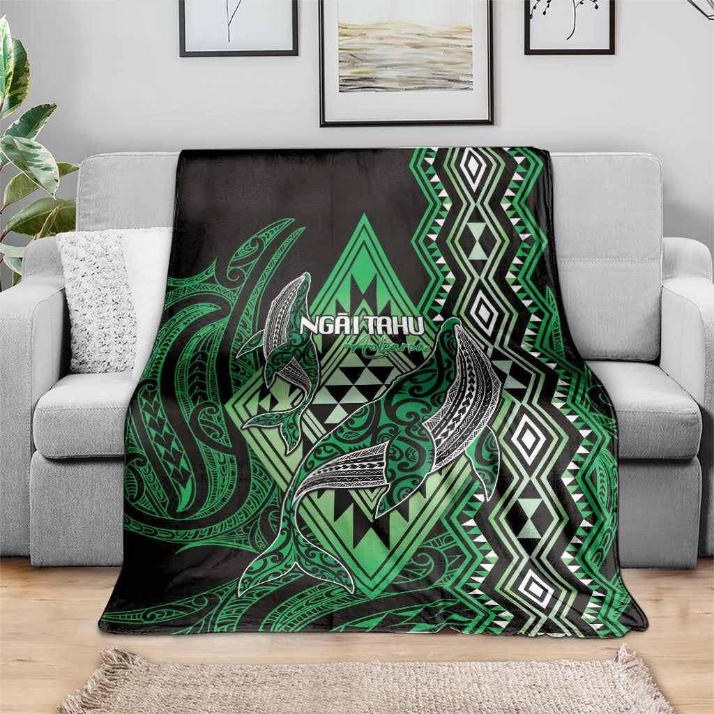 Aotearoa Iwi Ngai Tahu Blanket NZ Maori Humpback Whale Taniko Motifs LT14 - Polynesian Pride