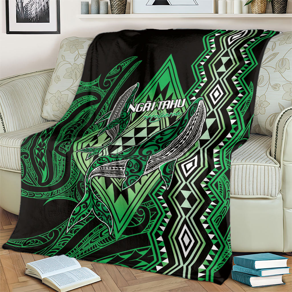 Aotearoa Iwi Ngai Tahu Blanket NZ Maori Humpback Whale Taniko Motifs LT14 - Polynesian Pride