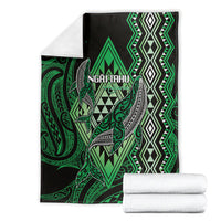 Aotearoa Iwi Ngai Tahu Blanket NZ Maori Humpback Whale Taniko Motifs LT14 - Polynesian Pride