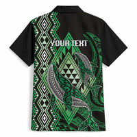 Aotearoa Iwi Ngai Tahu Personalised Hawaiian Shirt NZ Maori Humpback Whale Taniko Motifs LT14 - Polynesian Pride