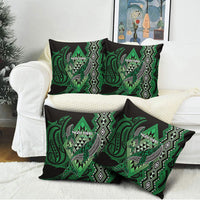 Aotearoa Iwi Ngai Tahu Pillow Cover NZ Maori Humpback Whale Taniko Motifs LT14 - Polynesian Pride
