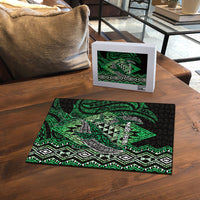 Aotearoa Iwi Ngai Tahu Puzzle NZ Maori Humpback Whale Taniko Motifs LT14 - Polynesian Pride