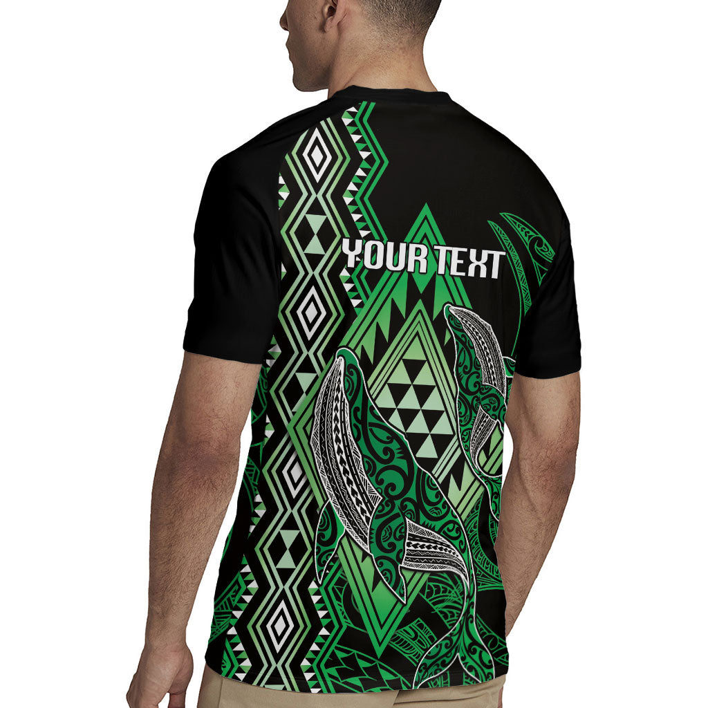 Aotearoa Iwi Ngai Tahu Personalised Rugby Jersey NZ Maori Humpback Whale Taniko Motifs LT14 - Polynesian Pride