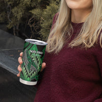 Aotearoa Iwi Ngai Tahu Personalised Tumbler Cup NZ Maori Humpback Whale Taniko Motifs LT14 - Polynesian Pride