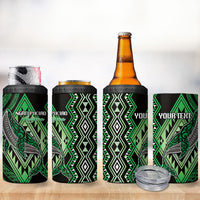 Aotearoa Iwi Ngati Pikiao Personalised 4 in 1 Can Cooler Tumbler NZ Maori Humpback Whale Taniko Motifs LT14 - Polynesian Pride
