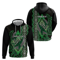 Aotearoa Iwi Ngati Pikiao Personalised Hoodie NZ Maori Humpback Whale Taniko Motifs LT14 - Polynesian Pride