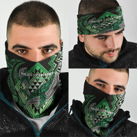 Aotearoa Iwi Ngati Pikiao Neck Gaiter NZ Maori Humpback Whale Taniko Motifs LT14 - Polynesian Pride