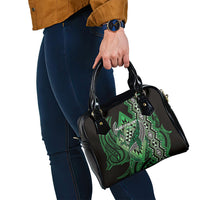 Aotearoa Iwi Ngati Pikiao Shoulder Handbag NZ Maori Humpback Whale Taniko Motifs LT14 - Polynesian Pride