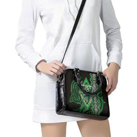 Aotearoa Iwi Ngati Pikiao Shoulder Handbag NZ Maori Humpback Whale Taniko Motifs LT14 - Polynesian Pride