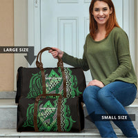Aotearoa Iwi Ngati Pikiao Travel Bag NZ Maori Humpback Whale Taniko Motifs LT14 - Polynesian Pride