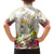 New Zealand Cacatua Galerita Family Matching Short Sleeve Bodycon Dress and Hawaiian Shirt Aotearoa Cockatoo Tropical Flowers