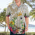 New Zealand Cacatua Galerita Hawaiian Shirt Aotearoa Cockatoo Tropical Flowers