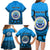 Personalised Yap Constitution Day Family Matching Long Sleeve Bodycon Dress and Hawaiian Shirt FSM Seal Happy 24 December LT14 - Polynesian Pride