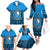 Personalised Yap Constitution Day Family Matching Off Shoulder Long Sleeve Dress and Hawaiian Shirt FSM Seal Happy 24 December LT14 - Polynesian Pride