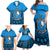 Personalised Yap Constitution Day Family Matching Off Shoulder Maxi Dress and Hawaiian Shirt FSM Seal Happy 24 December LT14 - Polynesian Pride