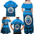 Personalised Yap Constitution Day Family Matching Off Shoulder Maxi Dress and Hawaiian Shirt FSM Seal Happy 24 December LT14 - Polynesian Pride