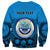 Personalised Yap Constitution Day Sweatshirt FSM Seal Happy 24 December LT14 - Polynesian Pride