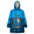 Personalised Yap Constitution Day Wearable Blanket Hoodie FSM Seal Happy 24 December LT14 One Size Blue - Polynesian Pride