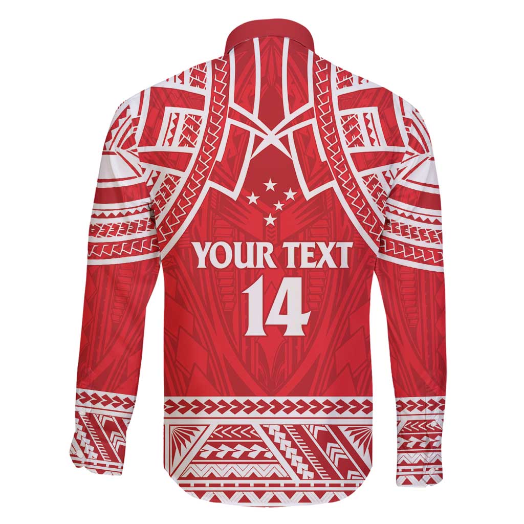 Samoa Rugby Custom Family Matching Summer Maxi Dress and Hawaiian Shirt Toa Samoa Pacific Sporty Red - Polynesian Pride