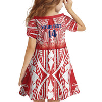 Toa Samoa Rugby Custom Family Matching Puletasi and Hawaiian Shirt Samoa mo Samoa Polynesian Pacific Red - Polynesian Pride