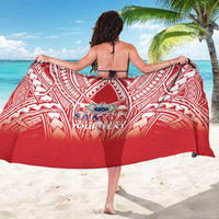 Toa Samoa Rugby Custom Sarong Samoa mo Samoa Polynesian Pacific Red - Polynesian Pride