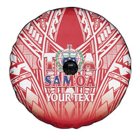 Toa Samoa Rugby Custom Spare Tire Cover Samoa mo Samoa Polynesian Pacific Red - Polynesian Pride