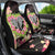 Polynesia Valentine's Day Car Seat Cover Hammerhead Shark Plumeria With Polynesian Pattern