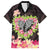 Polynesia Valentine's Day Family Matching Off The Shoulder Long Sleeve Dress and Hawaiian Shirt Hammerhead Shark Plumeria With Polynesian Pattern