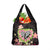 Polynesia Valentine's Day Grocery Bag Hammerhead Shark Plumeria With Polynesian Pattern