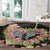 Polynesia Valentine's Day Round Carpet Hammerhead Shark Plumeria With Polynesian Pattern