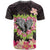 Polynesia Valentine's Day T Shirt Hammerhead Shark Plumeria With Polynesian Pattern