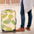 Beige Hawaii Plumeria Lei With Tropical Leaves Luggage Cover