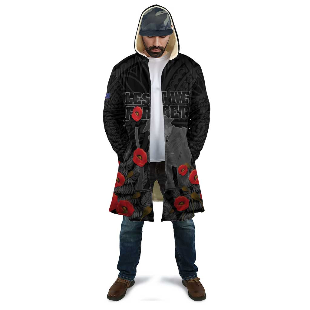 Personalised New Zealand ANZAC Day Cloak Lest We Forget Soldier Memorial LT15 - Polynesian Pride