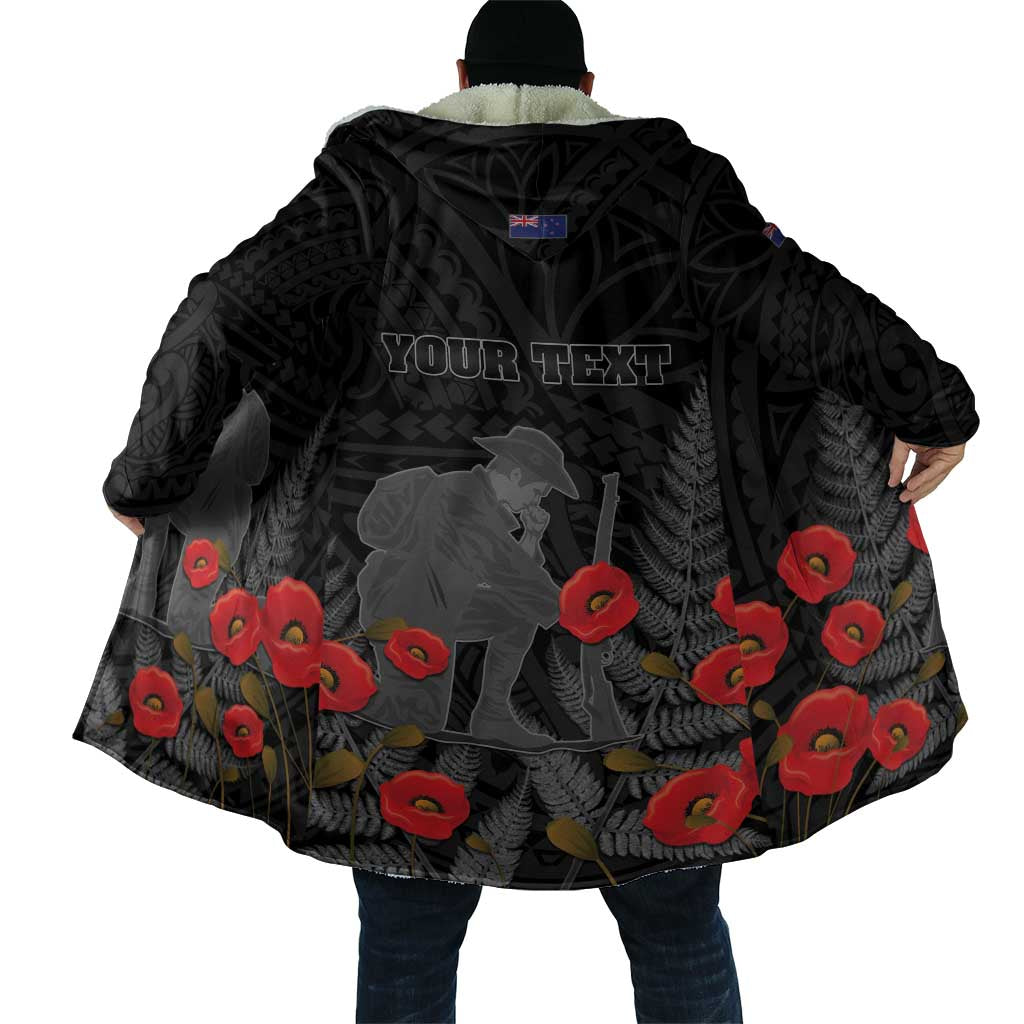 Personalised New Zealand ANZAC Day Cloak Lest We Forget Soldier Memorial LT15 - Polynesian Pride