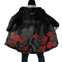 Personalised New Zealand ANZAC Day Cloak Lest We Forget Soldier Memorial LT15 - Polynesian Pride