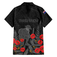 Personalised New Zealand ANZAC Day Hawaiian Shirt Lest We Forget Soldier Memorial LT15 - Polynesian Pride