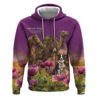 ANZAC Day Hoodie Lest We Forget The Animals Of War